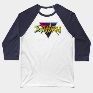 Retrofuturistic samurai Baseball T-Shirt